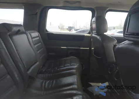 2004 Hummer H2 из США, поврежденный, VIN 5GRGN23U14H108157